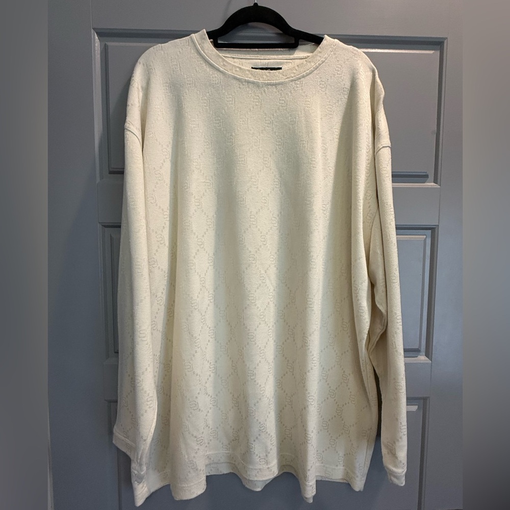 Sean John Cream Long Sleeve Shirt